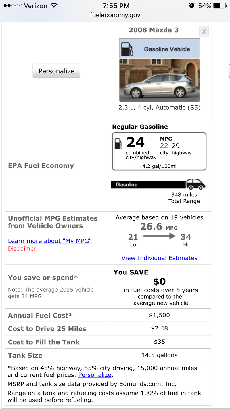 Illustration for article titled Beating EPA Figures?